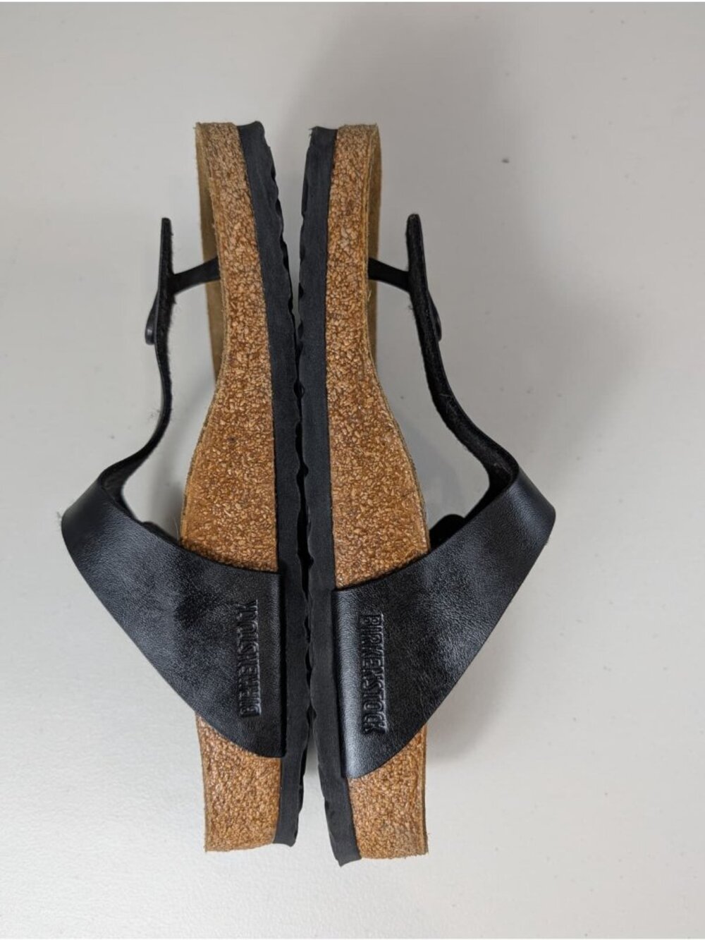 Birkenstock Gizeh thong sandals in black women's size 9 - Picture 9 of 12